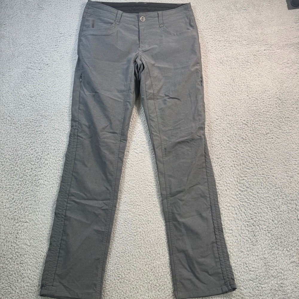 Kuhl Women Charcoal Gray Hiking Pants Size 4 Regular Straight Leg Utility